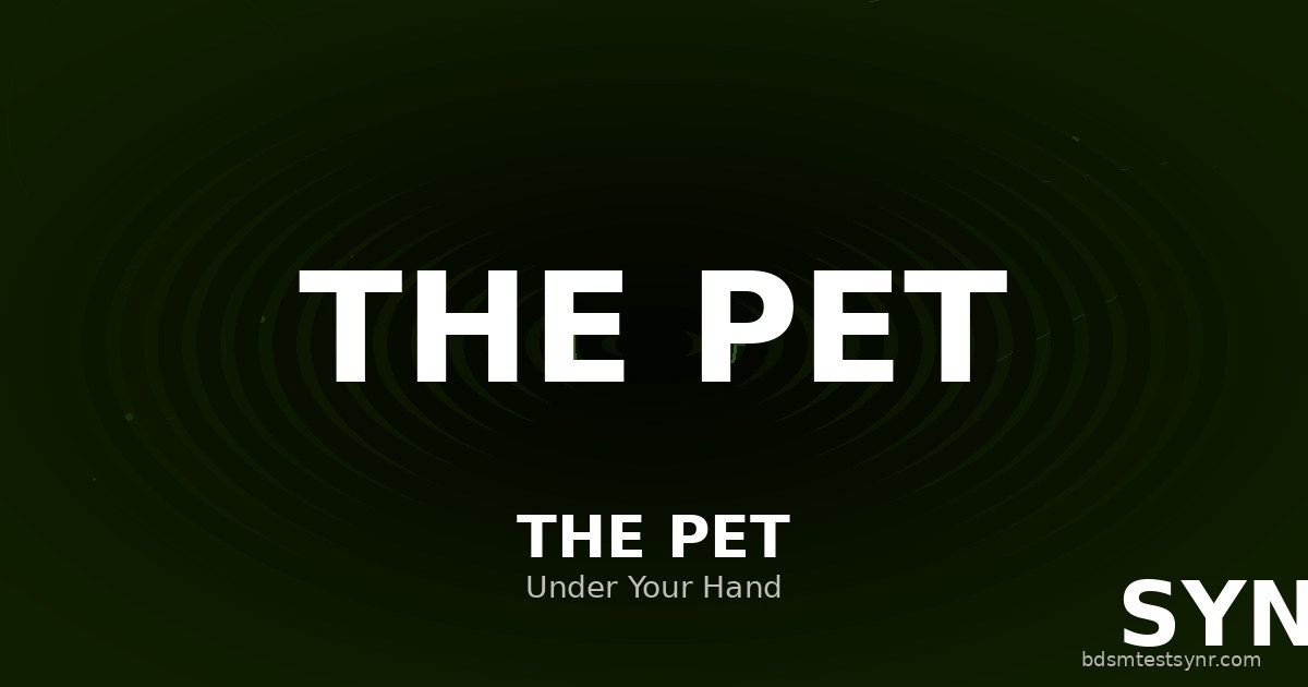 Pet in BDSM — SYNR archetype test