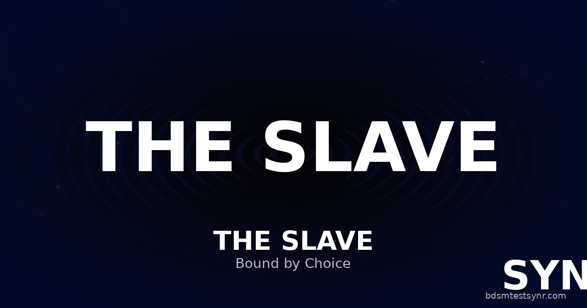 Slave in BDSM — SYNR archetype test