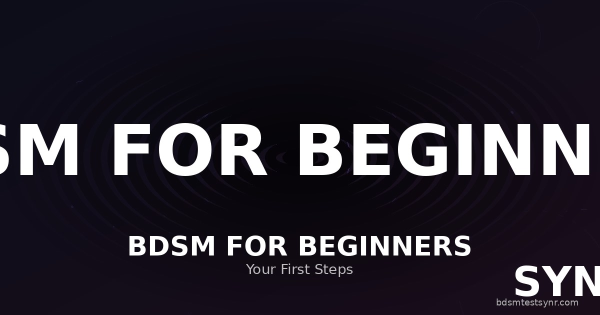 BDSM for beginners