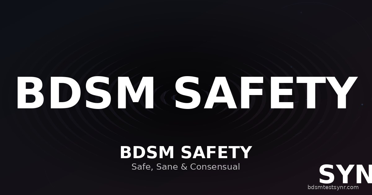BDSM safety guide