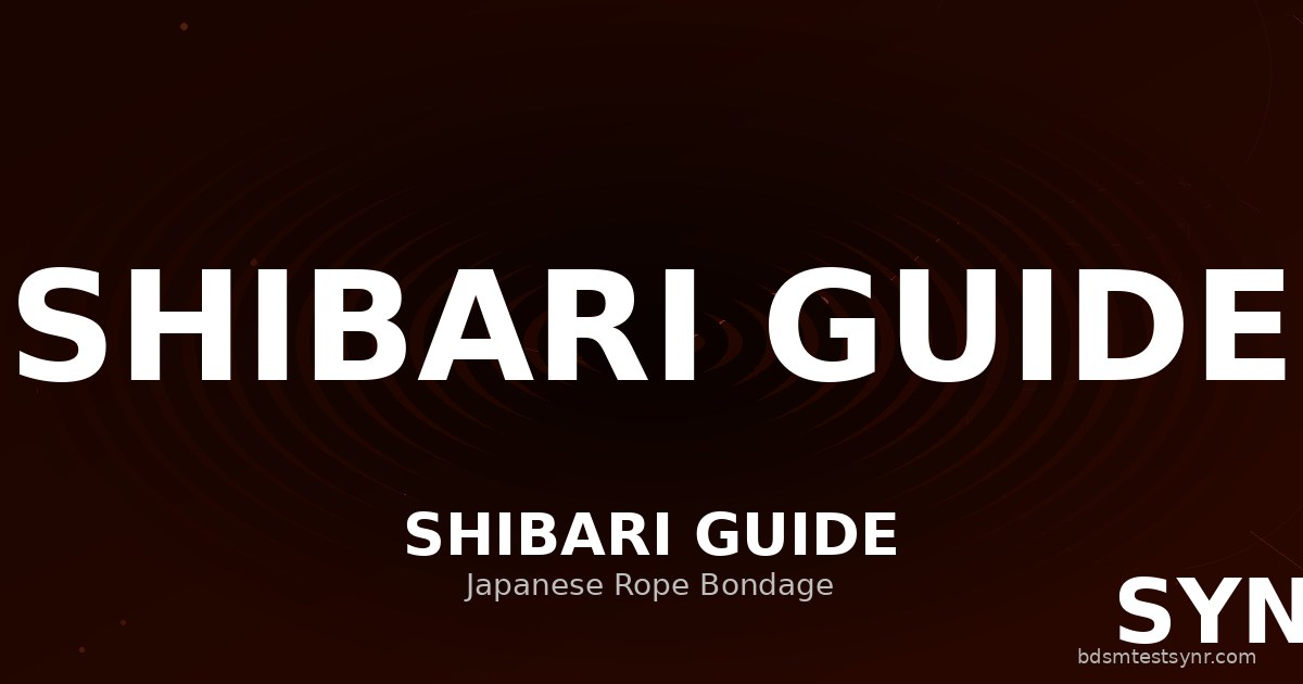 Shibari guide